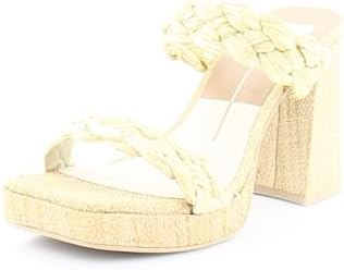 Dolce Vita Women's Ashby Braided Sandal, LT Natural Raffia, 8 | Image 2