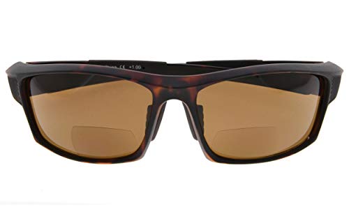 Image of Eyekepper Bifocal Sunglasses for Women Men, Rectangular Frame