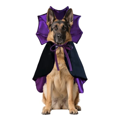Vampire Cloak Dog Costumes for Large Dogs, Large Dog Halloween Co...