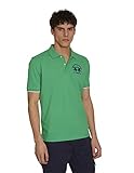 Zwei-Knopfleiste La Martina Herren normal geschnittenes Pique-Poloshirt Grün M