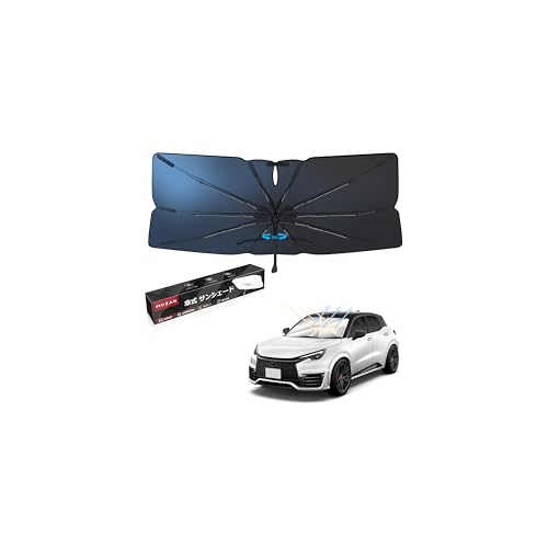 【メーカー直営】【2026改良型】Mozan レクサス LBX 10系 専用 傘型 サンシェード フロントガラス シェード 傘 MAYH10型 15型 GAYA16型 2023年11月-現行 パラソル 傘式 日よけ UVカット 10本骨 ガラス繊維 360°回転可能 傘柄が曲がる 日差しカット 遮光 断熱 車中泊 プライバシー保護 ワンタッチ収納 専用設計 収納袋付き 取付簡単 内装パーツ