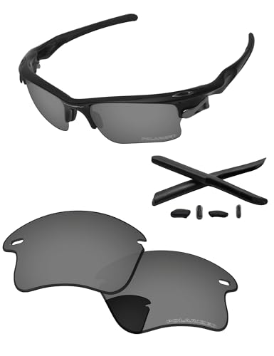 Image of Replacement Lenses & Rubber Kits for Oakley Fast Jacket XL OO9156 71mm - Precision Fit, UV Block, Impact Resistant