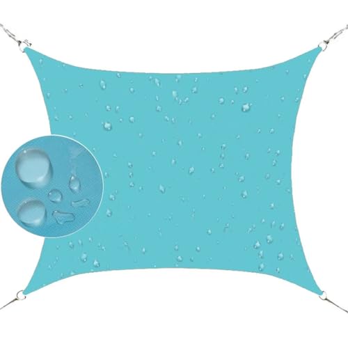Voile d'ombrage imperméable rectangulaire 4x5m protection UV jardin - 3