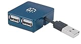 MANHATTAN Hi-Speed USB Micro Hub, 4 Ports (160605)
