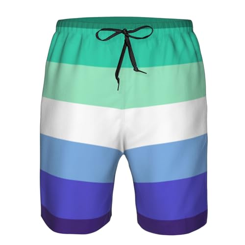 Mlm Pride Flag Gay Man Pride Boardshorts Beach Workout Shorts Drawstring Swim Pants Quick Dry Swim Shorts for Mens4
