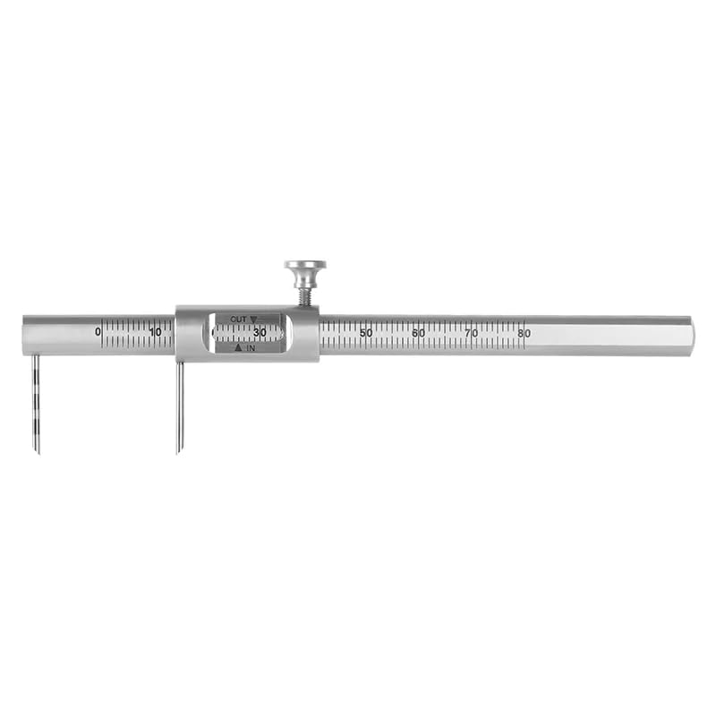 Calibrador deslizante ortodóntico 0-80mm para implantología miniatura 1