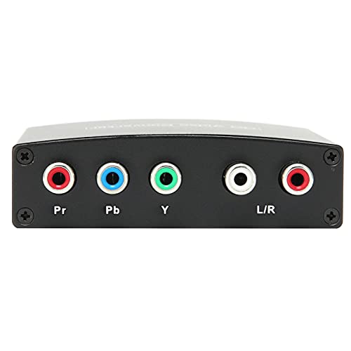 ASHATA Adattatore Component da YPbPr a HDMI, Convertitore da YPbPr a HDMI, Supporta il Convertitore Video 1080P per Monitor DVD da a HDTV, Installazione Semplice