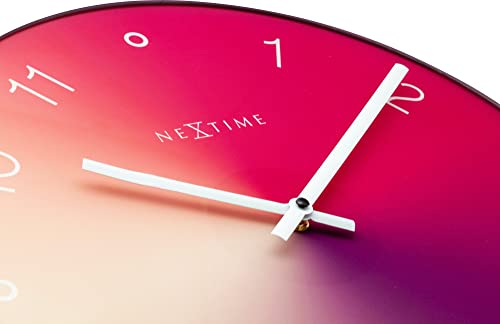Reloj de pared analógico NEXTIME 40 cm rojo miniatura 4