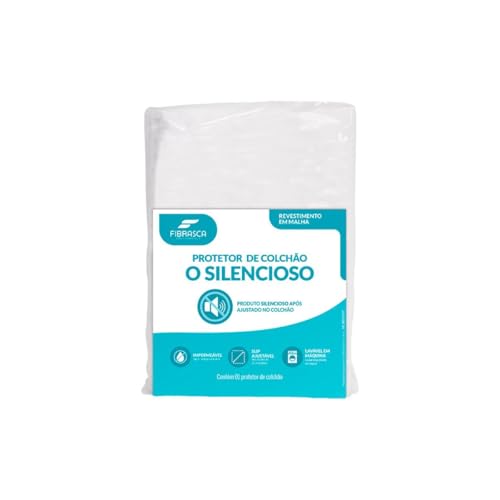 Fibrasca Protetor de Colchão Impermeável O SILENCIOSO – Casal 140 x 190 cm