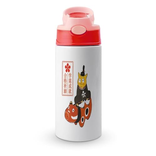 縁起物 張子犬 子供 水筒 ウォーターカップ 魔法瓶 スポーツボトル ポップアップ 漏れ防止 ステンレスボトル ティーカップ 保温 保冷 携帯便利 旅行 通勤 通学 大人 子供用 人気 プレゼント 350ml