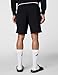 Nike Men's Club Knit Shorts, Black/White, X-Large