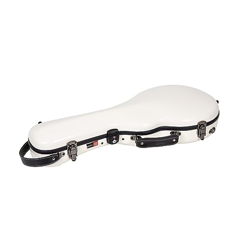 Crossrock A-Style Mandolin Case for Gibson A4 - Milky White