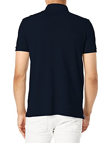 Tommy Hilfiger Men's Polo Shirt Regular Fit, Classic Navy Large #TOP1