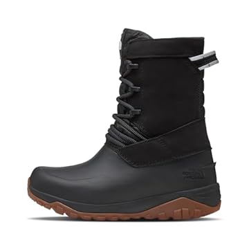 THE NORTH FACE Bota feminina Yukiona Mid, Tnf Preto/Tnf Preto, 7.5