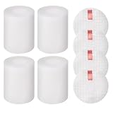 LVYXON Wandabluftventilator mit Licht, 28W Badlüfter für Raumluftqualität, 197 M3/H Luftstrom,...