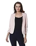  ONLY Damen onlROMA Melange 3/4 Blazer TLR Anzugjacke, Rosa (Rose Smoke Detail:Cloud Dancer Panel), 38