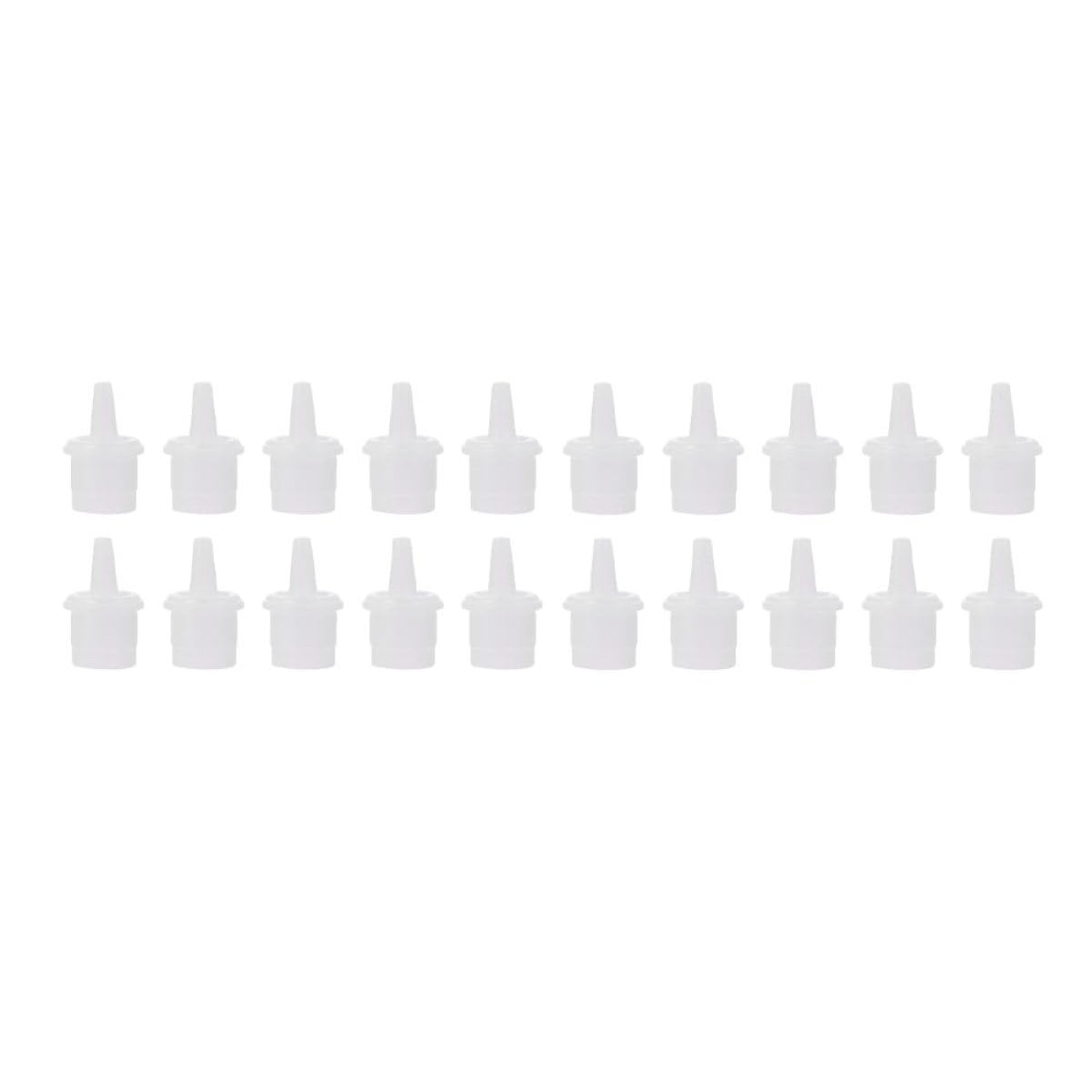 NULYLU Replacement Lash Bottle Tip 50pcs Eyelash Extension Applicator Nozzles Waterproof