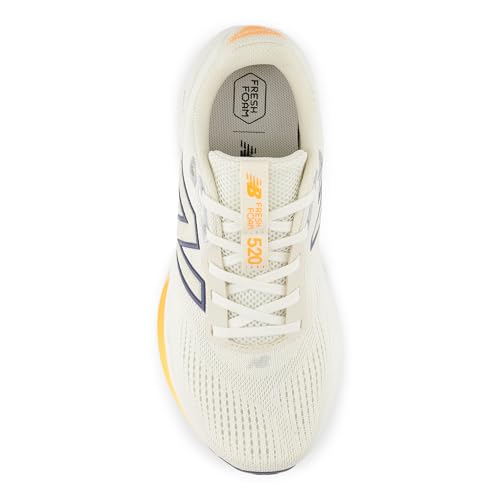 New Balance Women's Fresh Foam 520 V9 Running Shoe, Sea Salt/Linen/Hot Mango, 9 Wide4