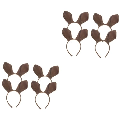 Bandeau oreilles de kangourou marron Halloween Healeved (8 pièces)
