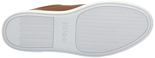 HUGO Men's Essential Cupsole Suede Low Top Sneaker4