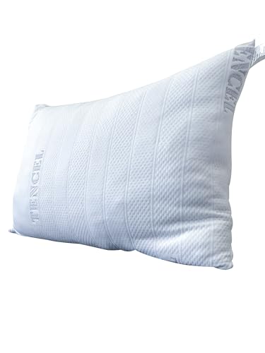 Memory Foam + Fiber Neck Pillows for Sleeping- Adjustable Pillows...