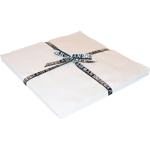 10in Squares Kona Solids White Colorway 42Pcs