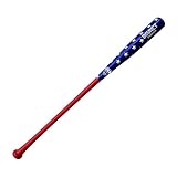 Bownet Fungo Wooden Baseball Bat for Soft-pitched Outfield Practice - Poplar Wood Mini Baseball Bat Flexible Durable for Training Like a Pro - -35' - 16oz - 2.25' Barrel- USA