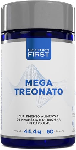 Mega Treonato 800mg 60 Cápsulas Magnesio Treonina Doctor's FIRST