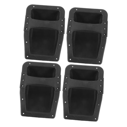TOPPERFUN 4pcs Amplifier Handle Speaker Case Handles for Easy Carrying Installation Professional Look for Stage Use Compatible Speaker Cabinets