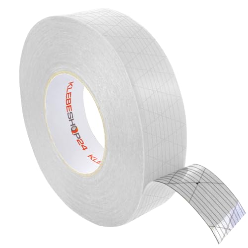 KLEBESHOP24 Skirting Boards | Extra Strong Mounting Tape Double-Sided Extra Strong Adhesive Tape 50 m Width can be selected | Glue Adhesive for Skirting Boards, Carpets and | Skirting Boards/