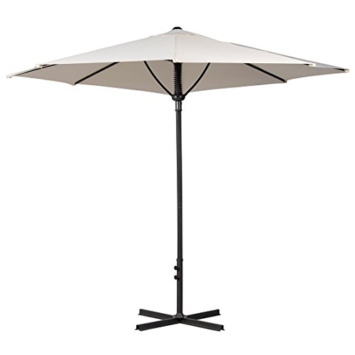 Ombrelone Automático Bege Itapuã 3m para Jardim com Saída de Ar - MOR 9004