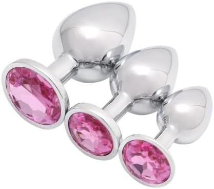 Newly Couple Anal Plug Kit for Women and Men Pink