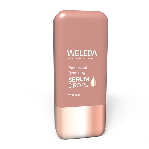 Weleda Sunkissed Bronzing Face Serum Drops with Yuzu, Facial Serum for Instant Moisture & Bronzy Glow, Certified Natural, Vegan, 30ml - Image 2