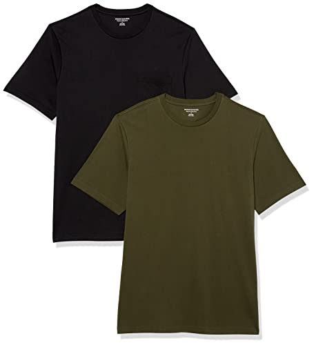 Image of Amazon Essentials Men's Short-Sleeve Crewneck Pocket T-Shirts