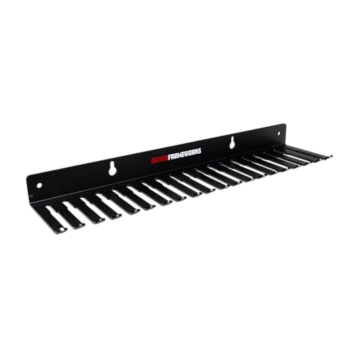 Gator Frameworks Wall Mountable Cable Hanger and Organizer with 19 Cable Slots, Ranges from 5-9mm Spaces (GFW-CABLEHANGER)