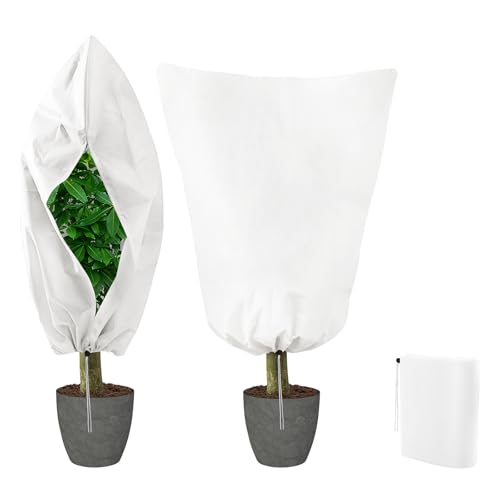 Chicpant Voile Hivernage Plante Exterieur Lot de 1 200x240cm Housse D'hivernage avec Cordon de Serrage Protection...