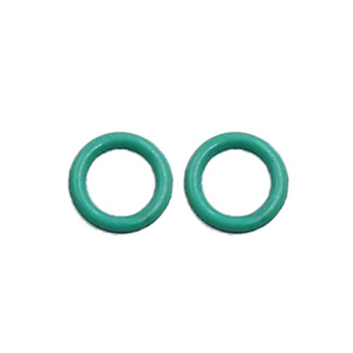 X AUTOHAUX Fluorine Rubber O-Rings, 6mm OD 4mm ID 1mm Width FKM Seal Gasket for Machinery Plumbing Green, Pack of 150 - Image 2