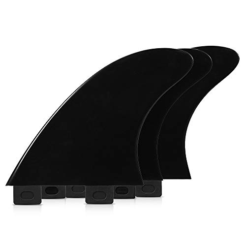 LOUJIN Propulsores de quilhas de prancha de surfe 3PCS/2PCS Fins Fibra de vidro Nylon Surf Fins GL/G