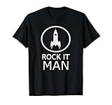 Rock It Man Spaceship Launch Off to Outer Space