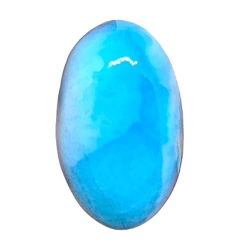 Larimar de 21 x 13 x 7 mm pour la fabrication de bijoux, pendentif et collier en gemme