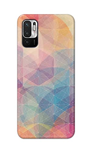 Image of Printed Hard Back Cover Case for Mi Redmi Note 10T 5G | Mi Redmi Note 10 5G Back Cover (Crumpled Paper Design) -1803