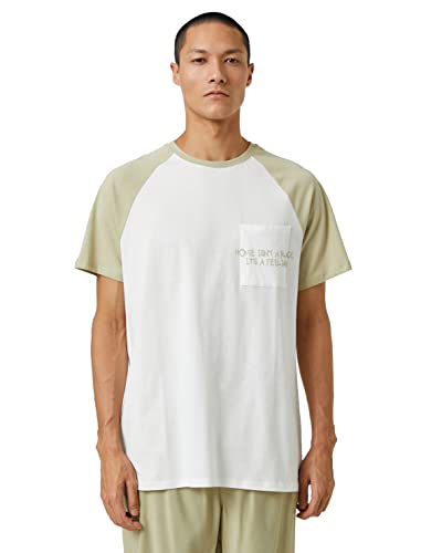 T-shirt raglan homme écru Koton contre l'inconfort
