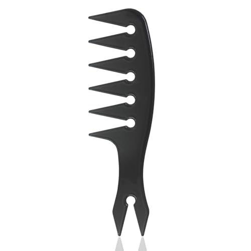 Texture Comb - Mens Wide Tooth Styling Comb for Women & Men Suitable for Most Hair Types - Salon & Barber Use