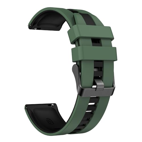 Correa de silicona de 22 mm deportiva para Huawei Watch 3 Pro en el gimnasio