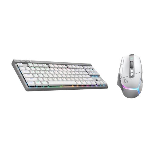 Image of Logitech G502 X Plus Lightspeed Wireless Gaming Mouse + G515 TKL Wireless Gaming Keyboard (Tactile) Bundle: White