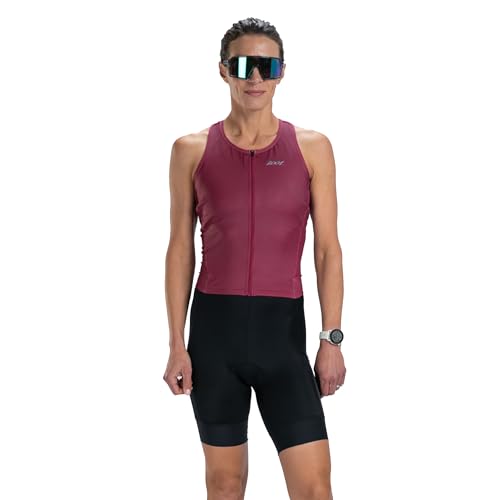 Zoot Women’s Core Sleeveless Tri Aero Slvs FZ Racesuit, Quick-Dry