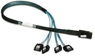 iStarUSA K-SF87XSAL-R-50 SATA with Latch Reverse Breakout 50 cm Cable