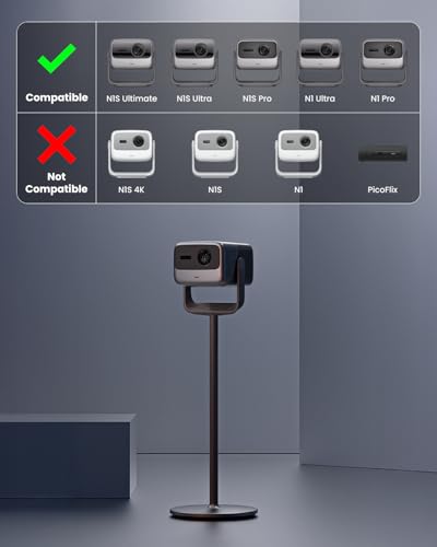 JmGO Beamer Bodenständer, Einstellbare Projektorhalterung für Outdoor N1S Ultimate(GTV) &N1S Ultra(GTV) & N1S Pro(GTV) & N1 Ultra & N1 Pro