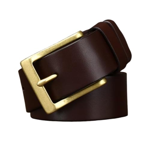 Ceinture Homme en Cuir de Vache Fait Main - Le Cadeau Idéal et Classique pour Homme Actif