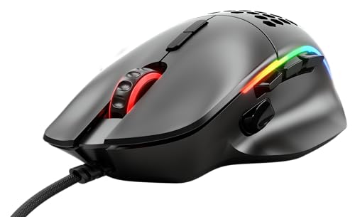 Gaming Model I Mouse da gaming wired - Superleggero 69 g, 2 tasti scambiabili, RGB, piedini in PTFE, 9 tasti programmabili, supporto laterale per il pollice - Nero - Mouse gaming - Immagine 2